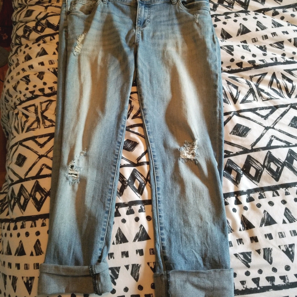 Kut from the Kloth Blue Boyfriend Jeans